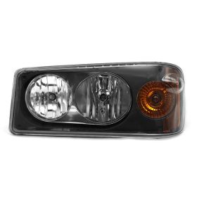 Fit For Mack Granite GU713 Headlights Assembly Chrome Left (Option: 1pc)