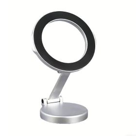 Mobile Phone Holder, Adjustable Magnetic Car Phone Holders (Option: Silver)