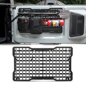 Tailgate Molle Panel For Ford Bronco 2021 (Option: Black)