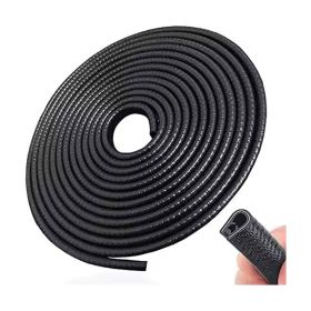 10M Unique Rubber U Shaped Protective Strip For Car Door Scratches, Edge Protection Decorative Strip (Option: 5m)