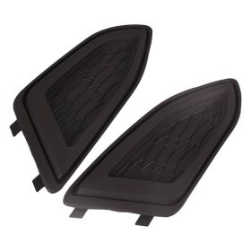 For Ford Edge 2015-2018 Left Right Fog Light Cover W O Hole FT4Z17B814AA (Option: Black)