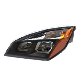 Black Headlight Assembly Suitable For 2018 Freightliner Cascadia Driver Side (Option: 1pc)