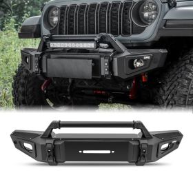 Front Bumper For Wrangler JL& Gladiator JT (Option: Black)