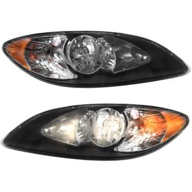 Black Headlights Assembly Compatible With International ProStar 2008-2016 Pair (Option: 1pair)