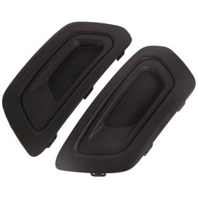For Ford Transit 150 250 350 350HD 2020-2023 Left Right Fog Light Cover Trim (Option: Black)