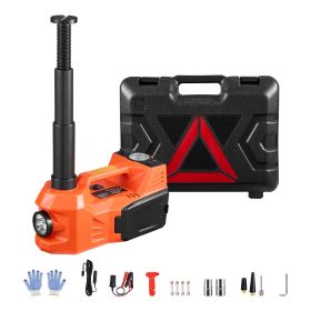 Electric Car Jack, 5 Tons /11000 lbs, Electric Scissor Jack with Built-In Inflator (Configuration of the inflatable function: With Configured Inflatable Function, Impact Wrench: Without Impact Wrench)