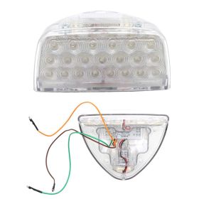 Compatible With Peterbilt Turn Signal Lights 31 LED Triangle Amber LED,Clear Lens 2Pcs (Option: 2pcs)