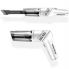 White Wireless Automobile Folding Vacuum Cleaner Hand-held High-power Strong Suction Vacuum Cleaner (Option: W13532887)